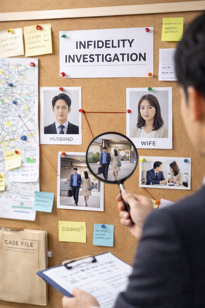 調査ボードで得意分野を確認するイメージ